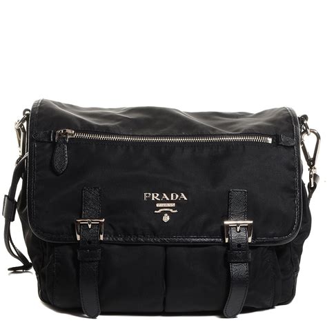 prada tessuto nylon messenger bag|prada messenger bag sale.